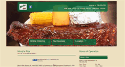 Desktop Screenshot of mindysribs.net
